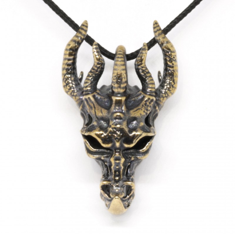 картинка Подвеска Рогатый Дракон РЗ-ФД153916БР от магазина El Corazon