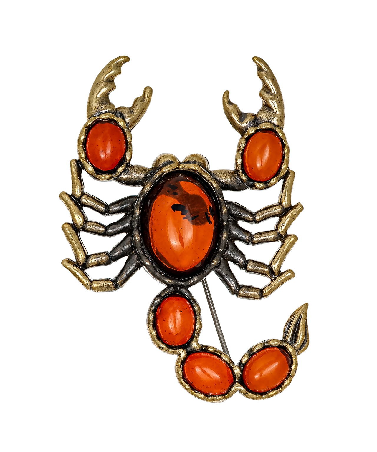картинка Брошь Скорпион Толстохвостый 1367.4 от магазина El Corazon