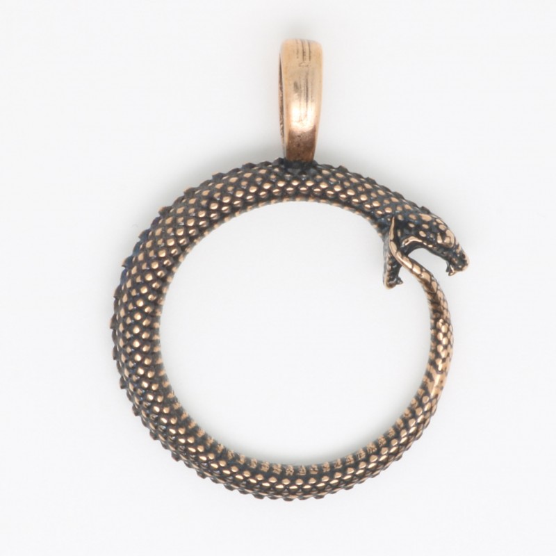 картинка Подвеска Уроборос Большой РЗ-ОС114307БР от магазина El Corazon