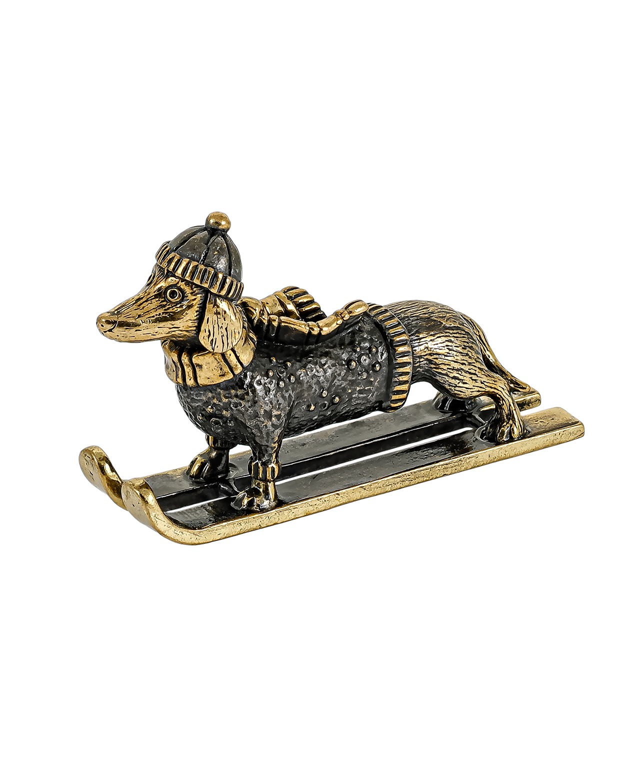 картинка Собака Такса Лыжница без подставки 3631.1 от магазина El Corazon