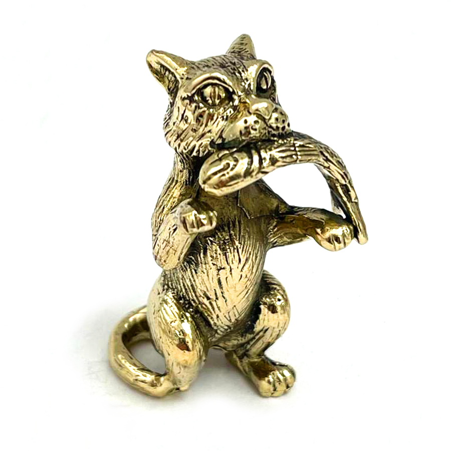 картинка Статуэтка Волк с рыбой КР-232С от магазина El Corazon