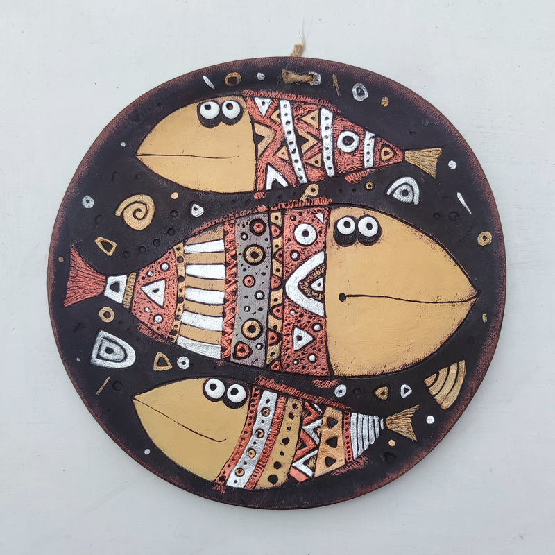 картинка Тарелка Рыбы Этно CF-P-283 от магазина El Corazon