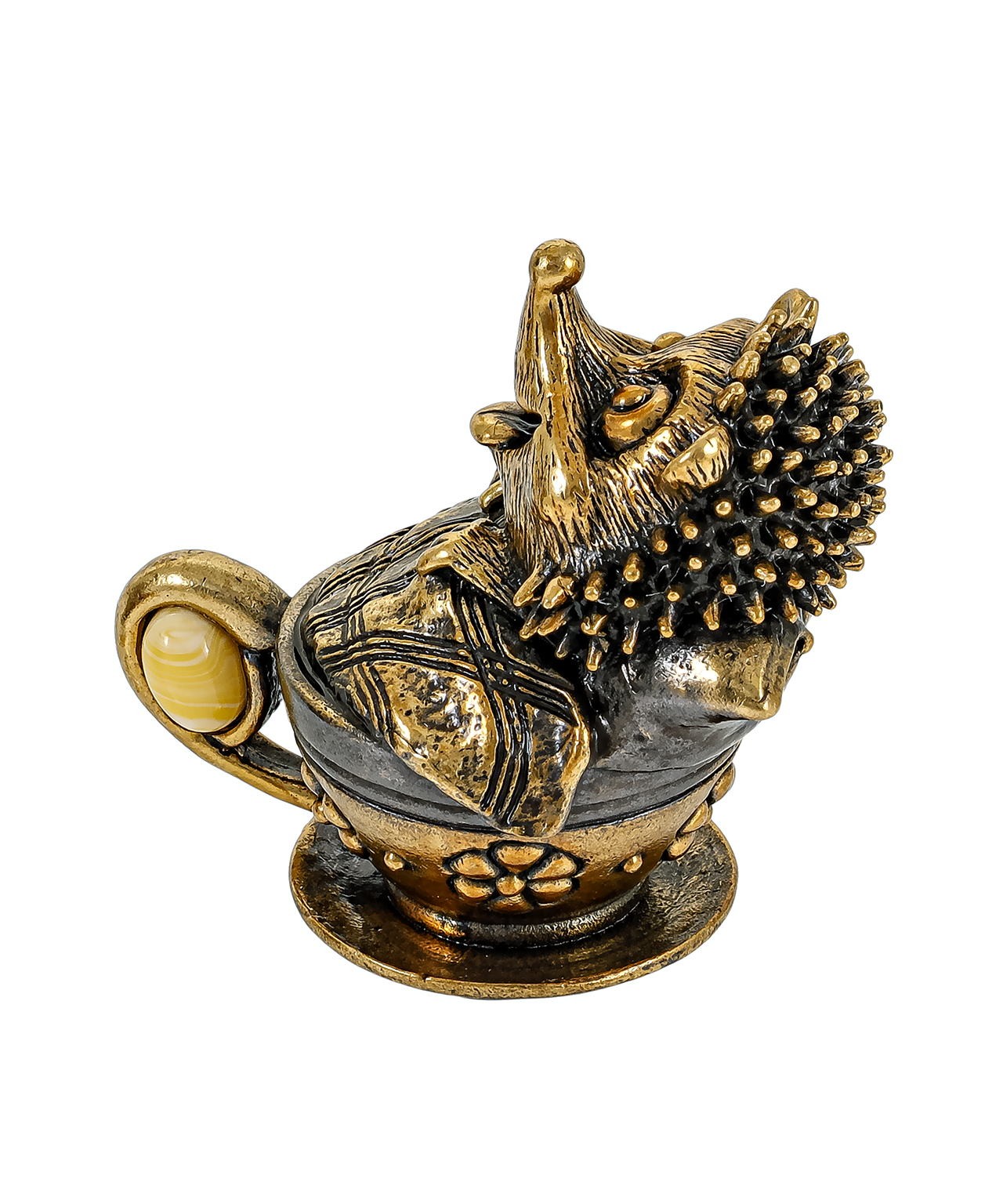 картинка Ежик в чашке без подставки 3638.1-Б, белый от магазина El Corazon