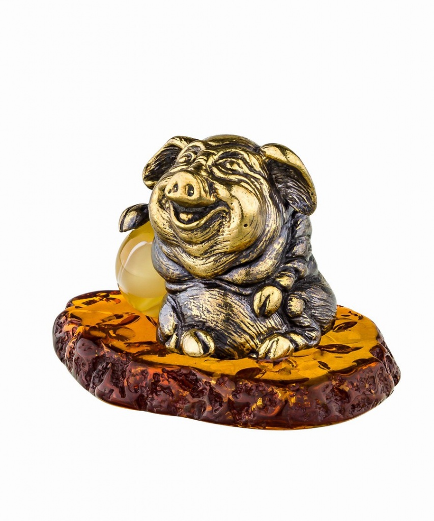 картинка Поросенок с шариком 776 от магазина El Corazon