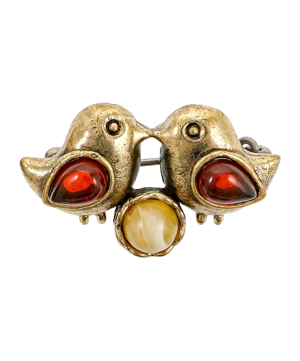 картинка Брошь Синички 988.4 от магазина El Corazon