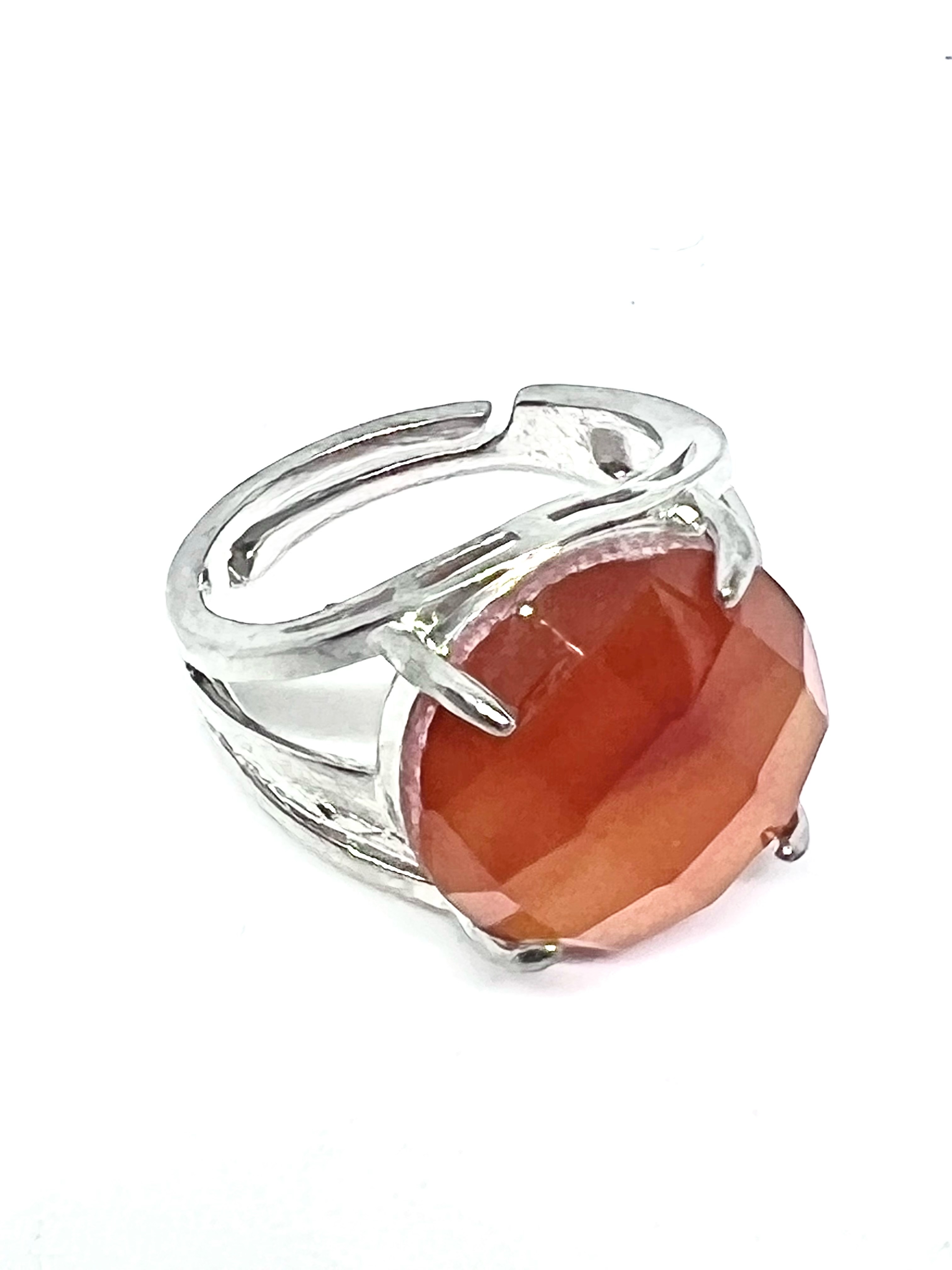 картинка Кольцо из натурального камня Сердолик 4 Ring-159 от магазина El Corazon