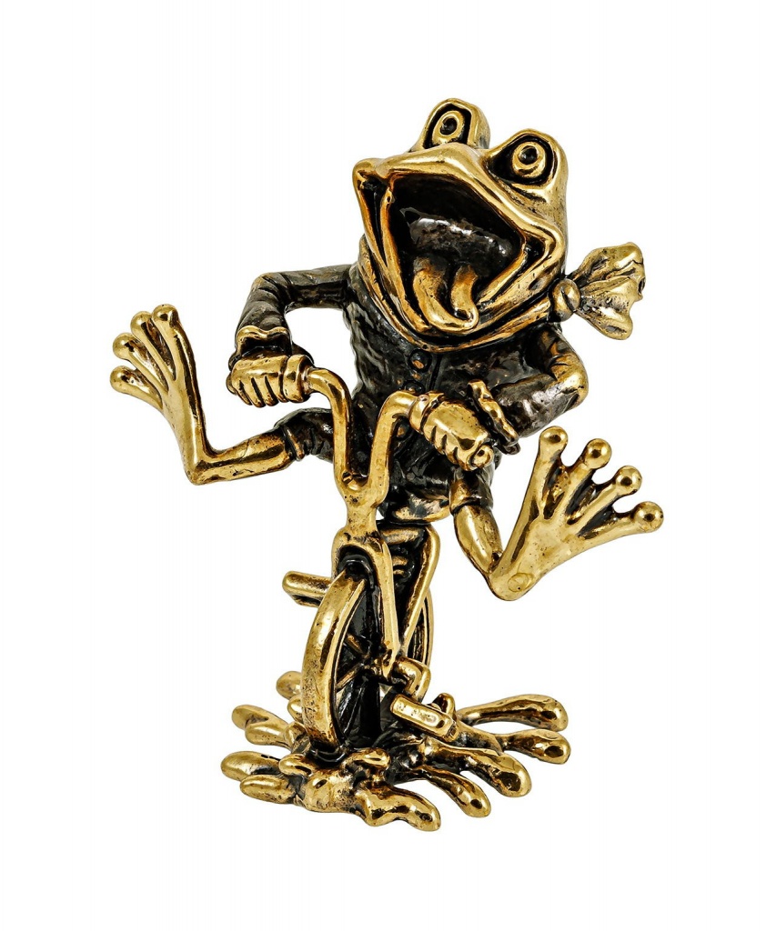 картинка Лягушка на встречу ветру без подставки 3815.1 от магазина El Corazon