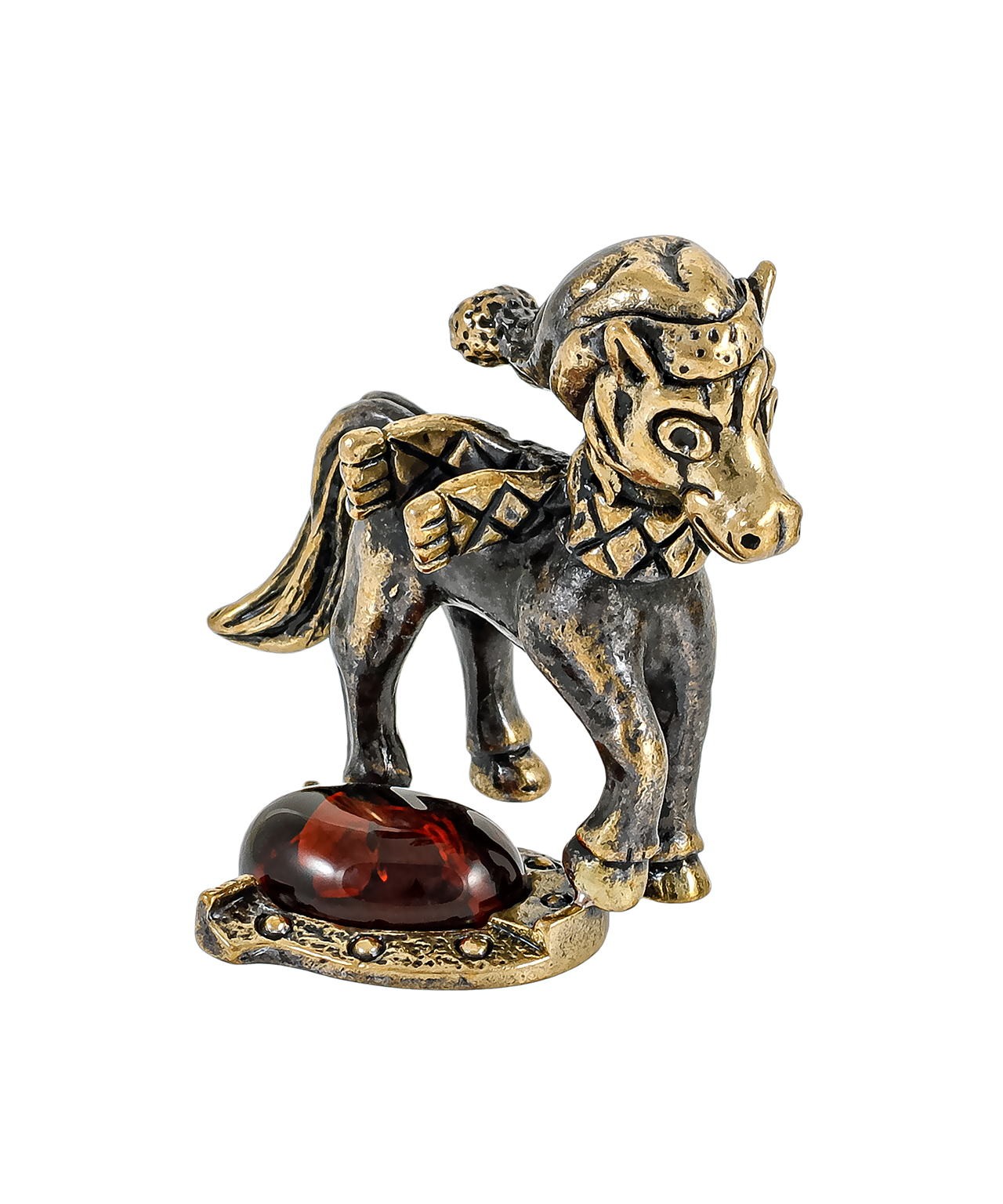 картинка Лошадь Конек с подковой без подставки 3606.1 от магазина El Corazon