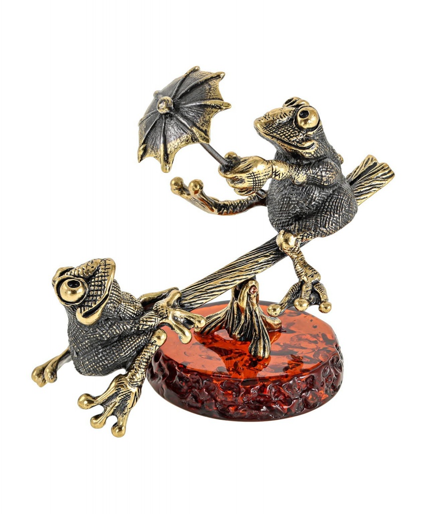 картинка Лягушки на качелях 1194 от магазина El Corazon