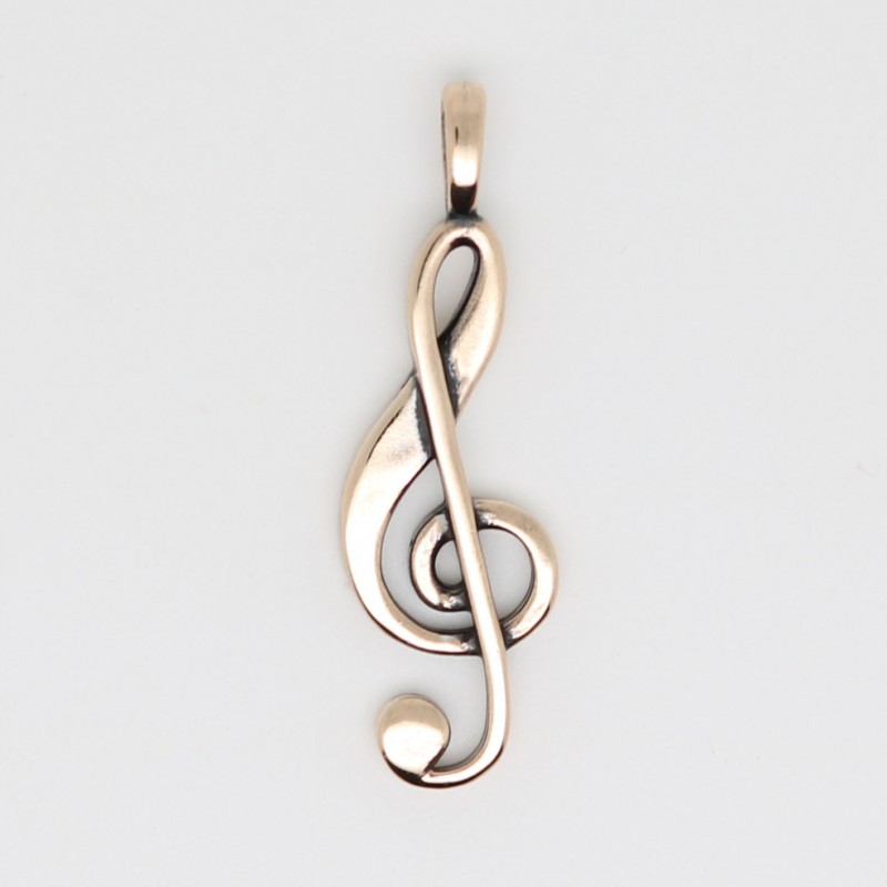 картинка Подвеска Скрипичный ключ РЗ-БП134336БР от магазина El Corazon
