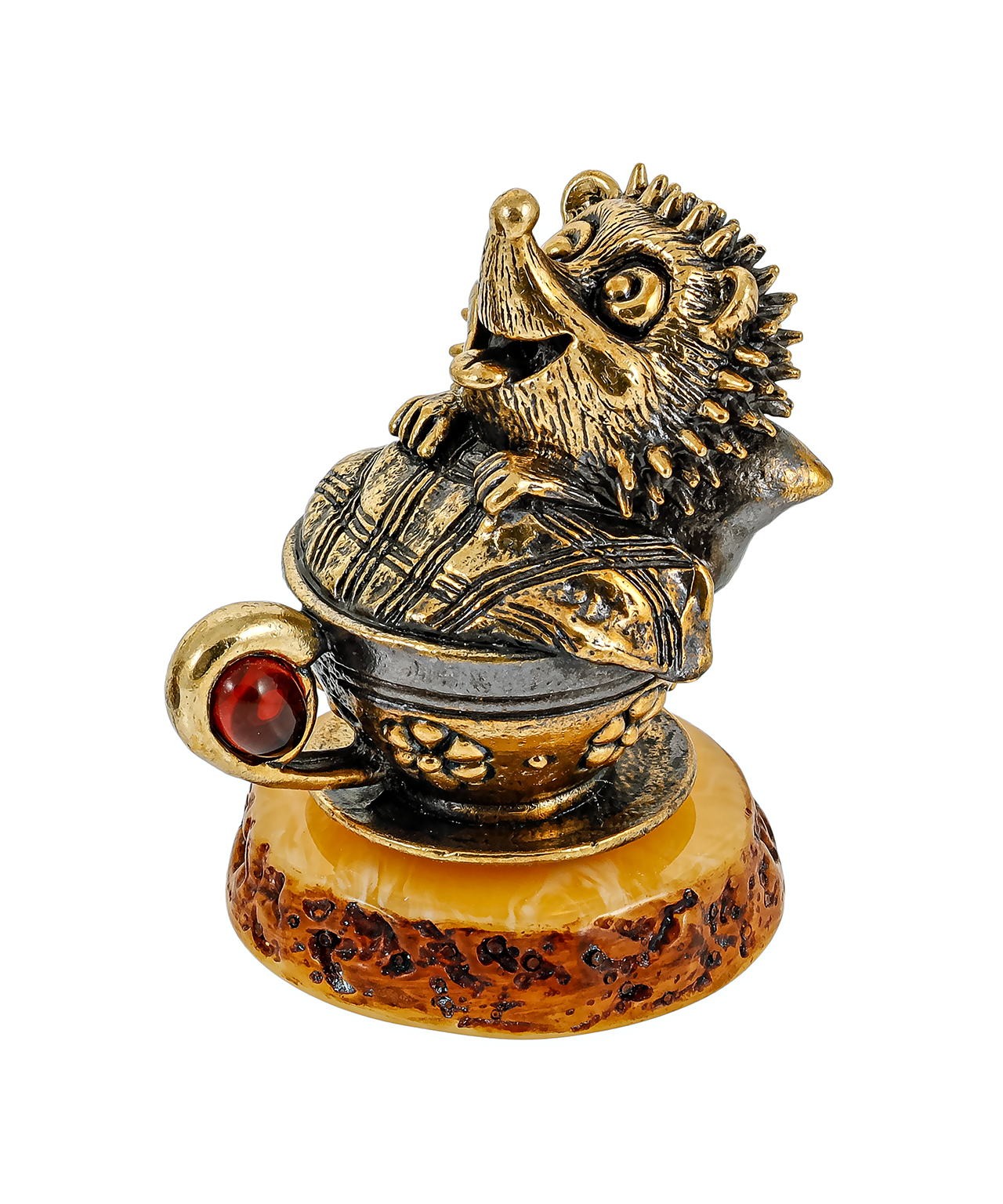 картинка Ежик в чашке 3638-Б, белый от магазина El Corazon