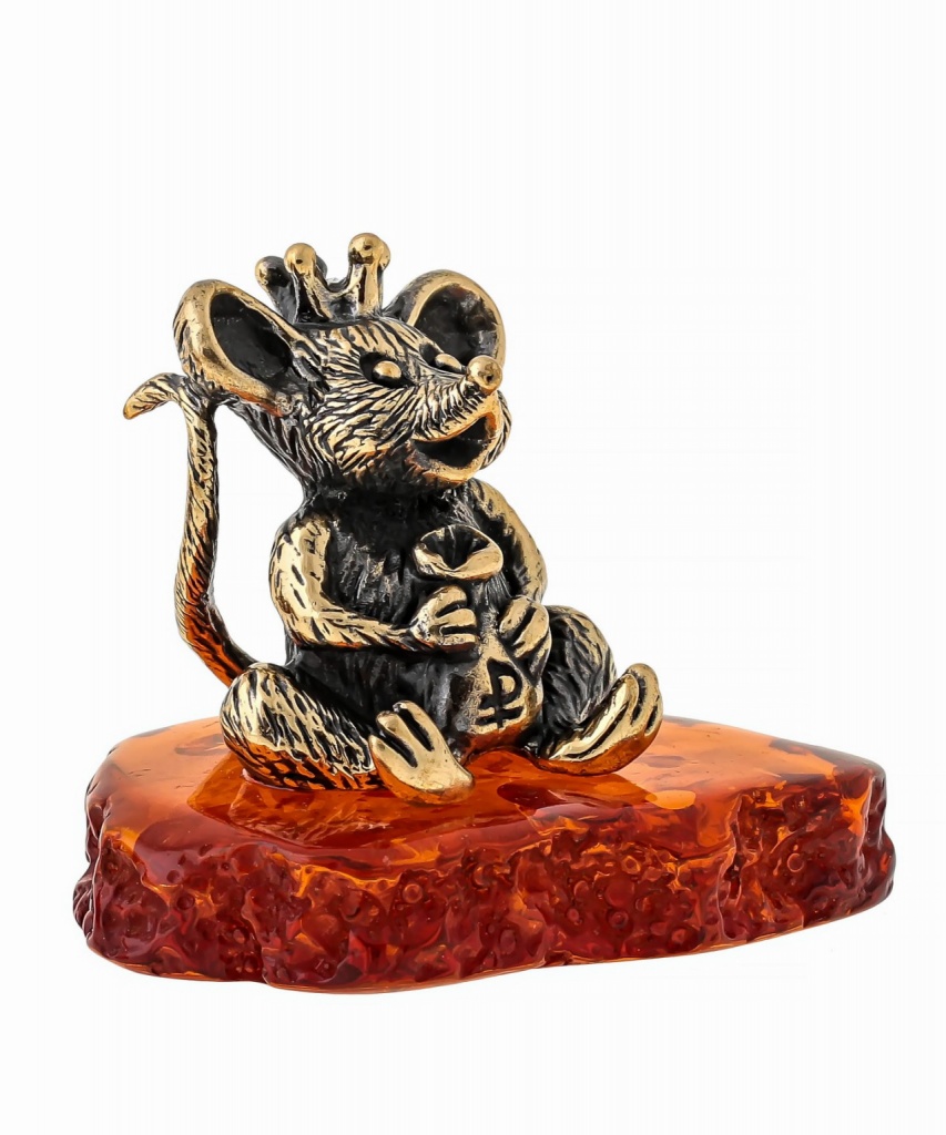 картинка Мышь в короне 1525 от магазина El Corazon