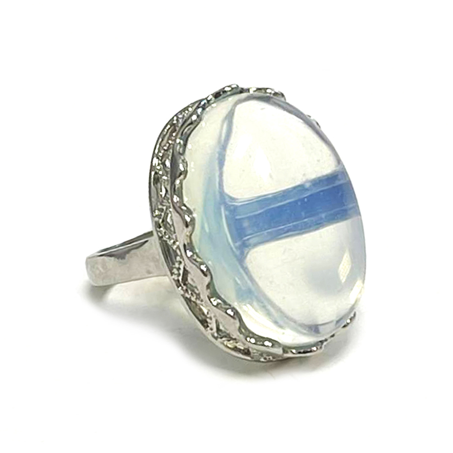 картинка Кольцо Овал-3 из опалита Ring-100 от магазина El Corazon