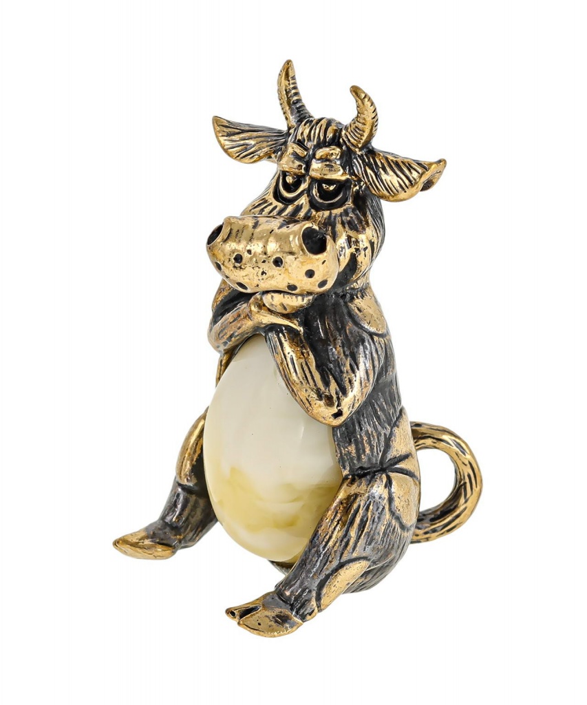 картинка Бык Обижака 2712-Б, белый от магазина El Corazon