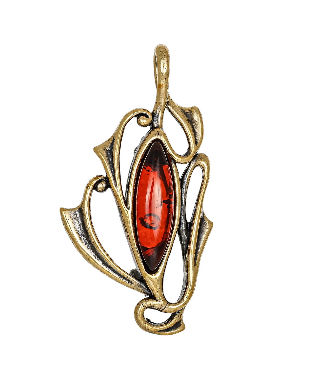 картинка Брошь Зонтик Готика 3832.4 от магазина El Corazon