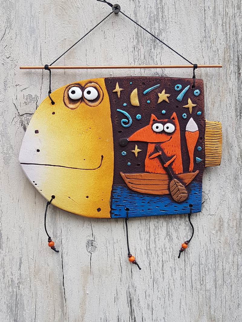 картинка Панно Рыба Лиса CF-P-245 от магазина El Corazon