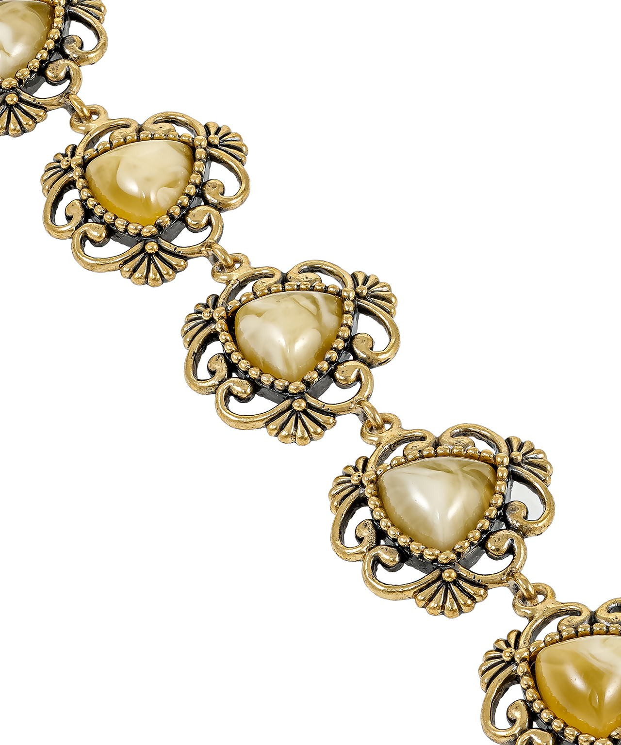 картинка Браслет Виолла треугольник 2447-Б, белый от магазина El Corazon