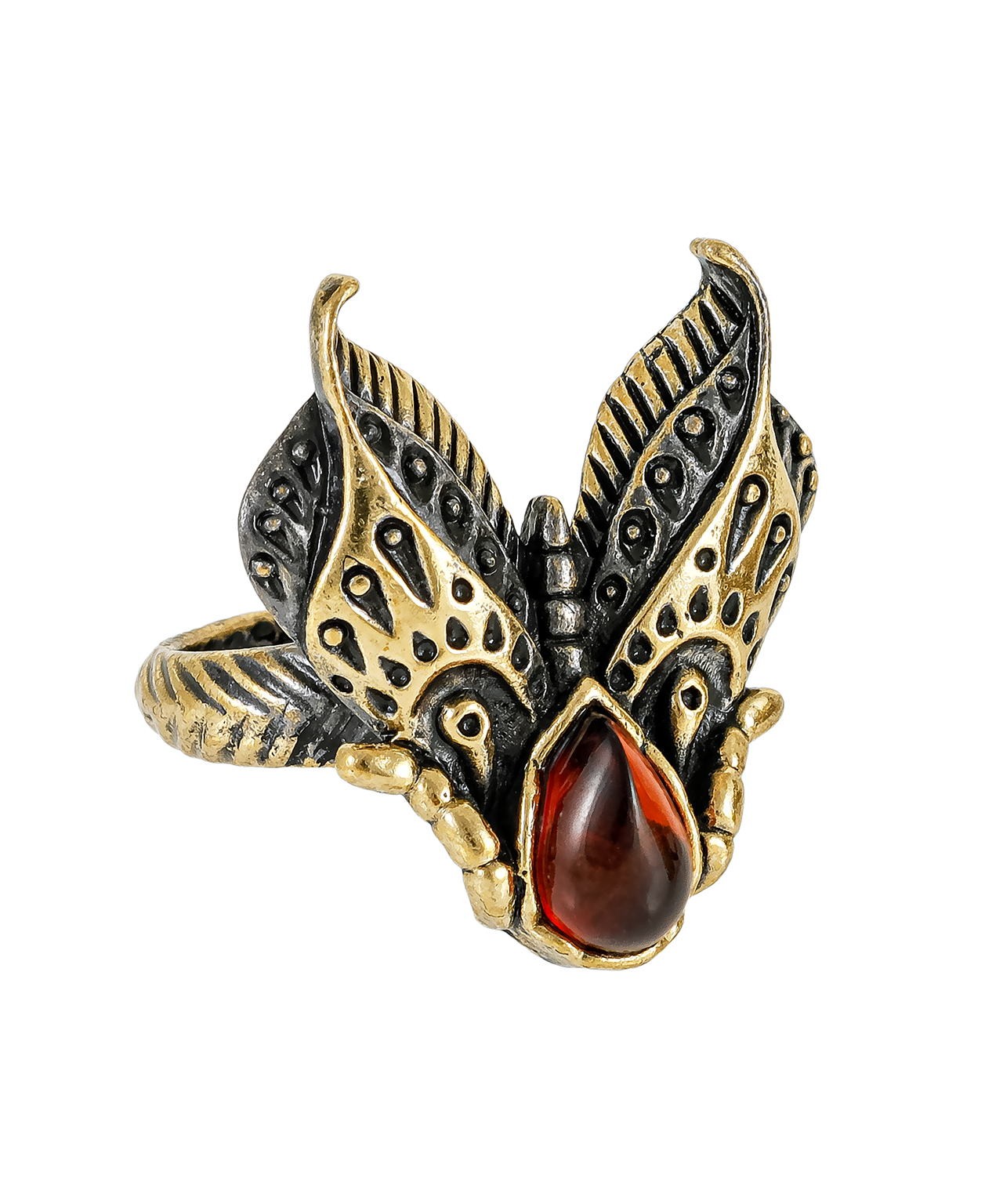 картинка Кольцо Мотылек Лунный 3259К от магазина El Corazon