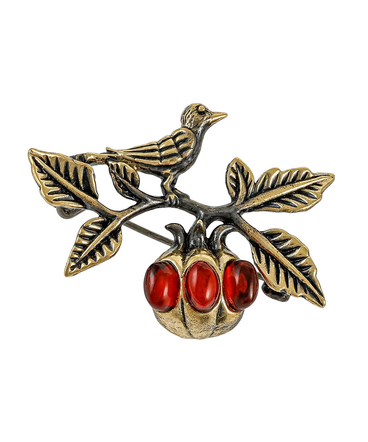 картинка Брошь Гранат 3846.4 от магазина El Corazon