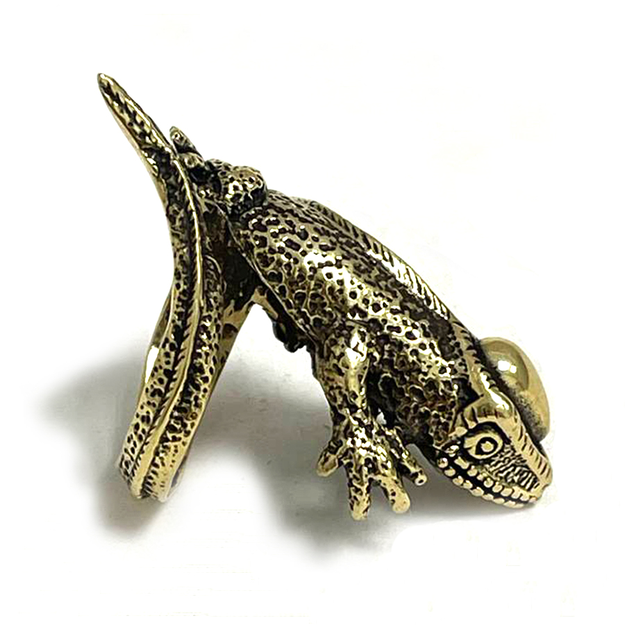 картинка Кольцо Ящерица КР-307КО от магазина El Corazon