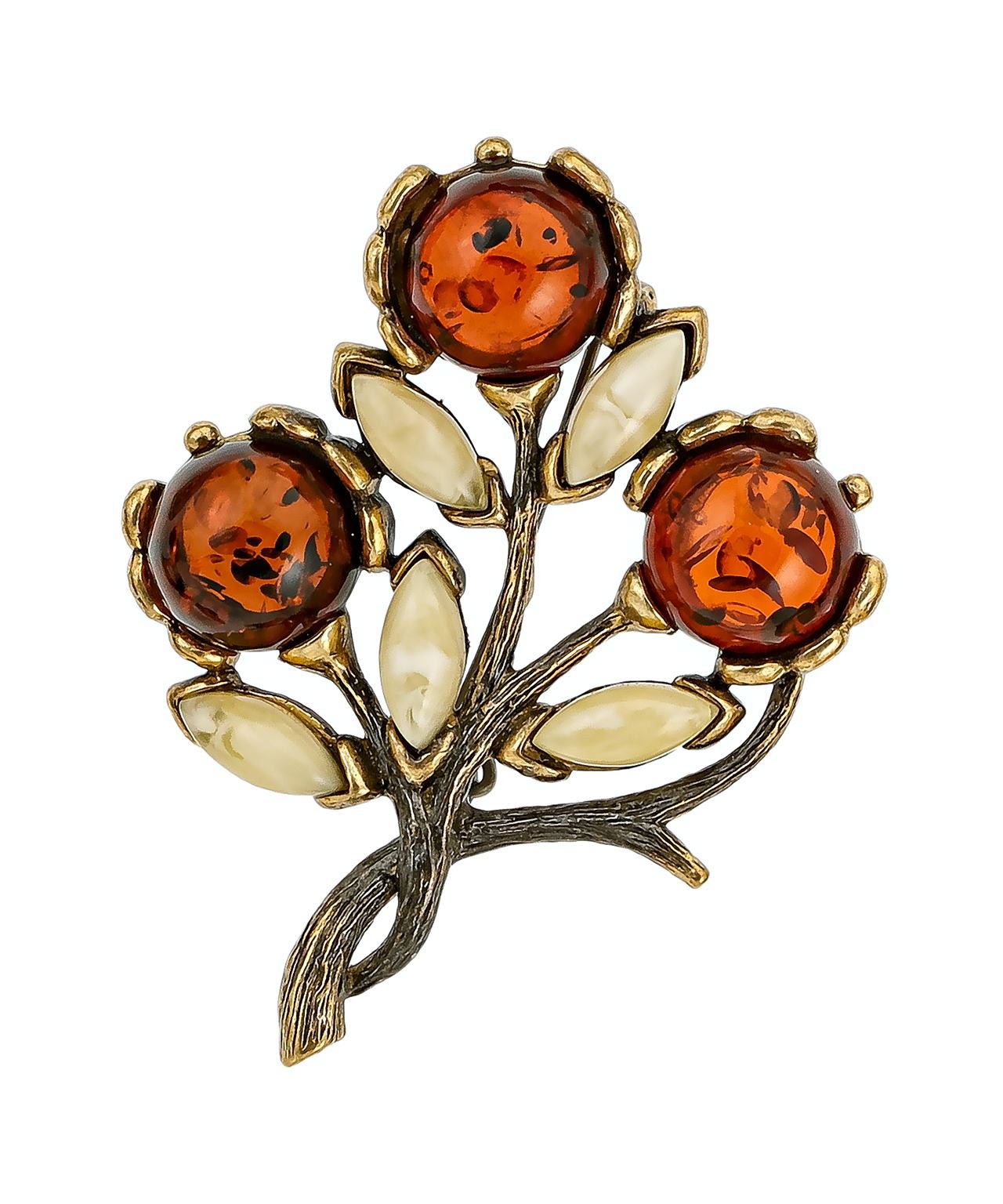 картинка Брошь Веточка Маркиз 613.4 от магазина El Corazon