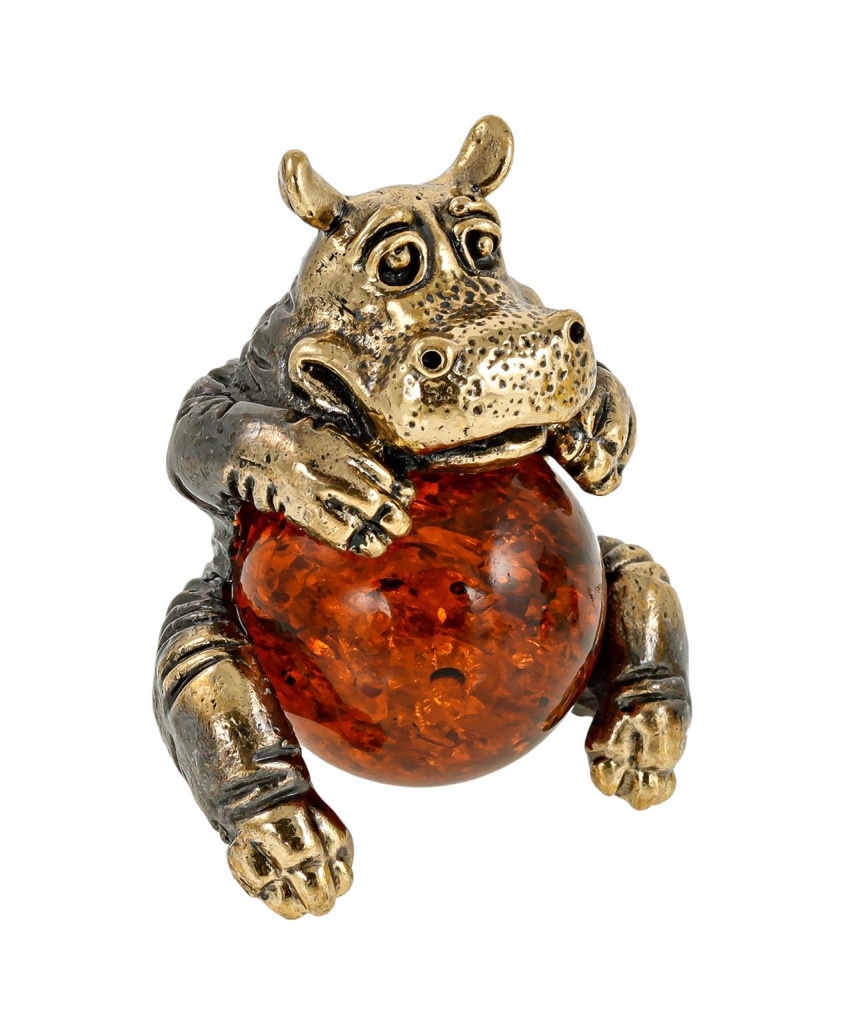 картинка Бегемотик с шаром 2991 от магазина El Corazon