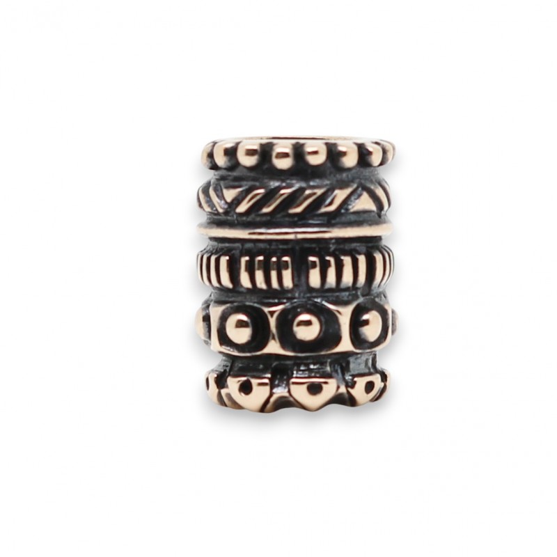 картинка Бусина с нарезным орнаментом РЗ-ФБС137135БР от магазина El Corazon