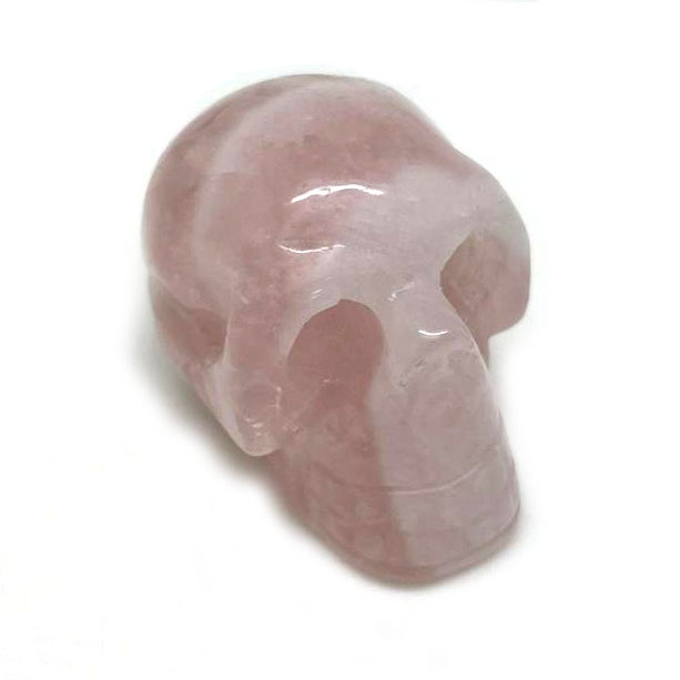 картинка Череп - символ выдержки и спокойной внутренней силы из розового кварца Sr-Skull-02 от магазина El Corazon