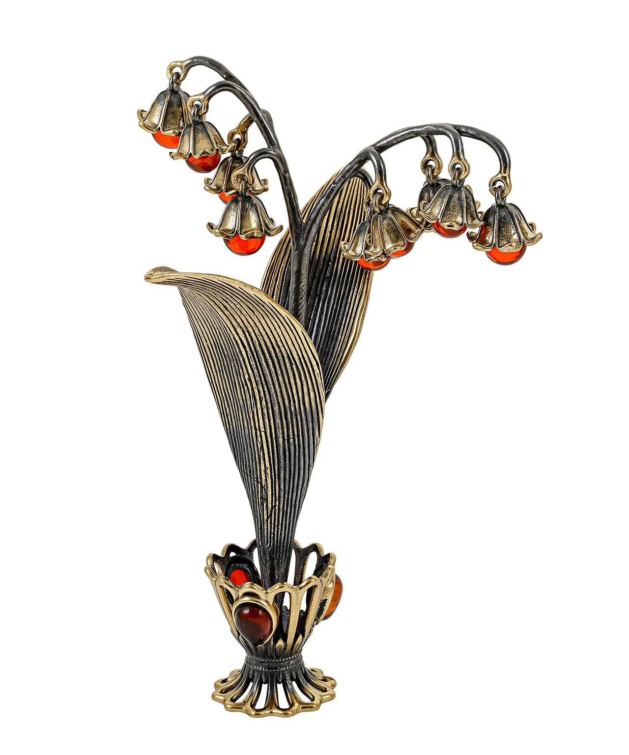 картинка Букет Ландыши в вазе без подставки 3652.1 от магазина El Corazon