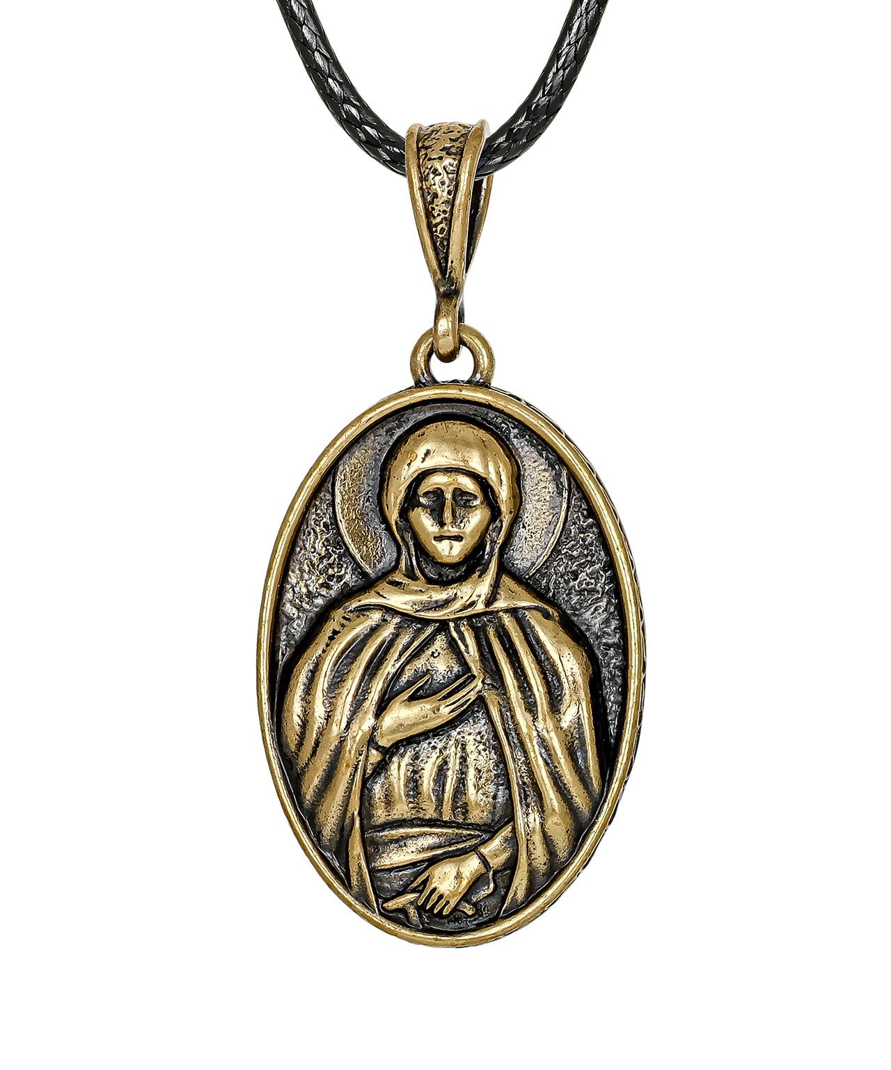 картинка Подвеска Икона Ксения Петербургская Овал 3890.5 от магазина El Corazon