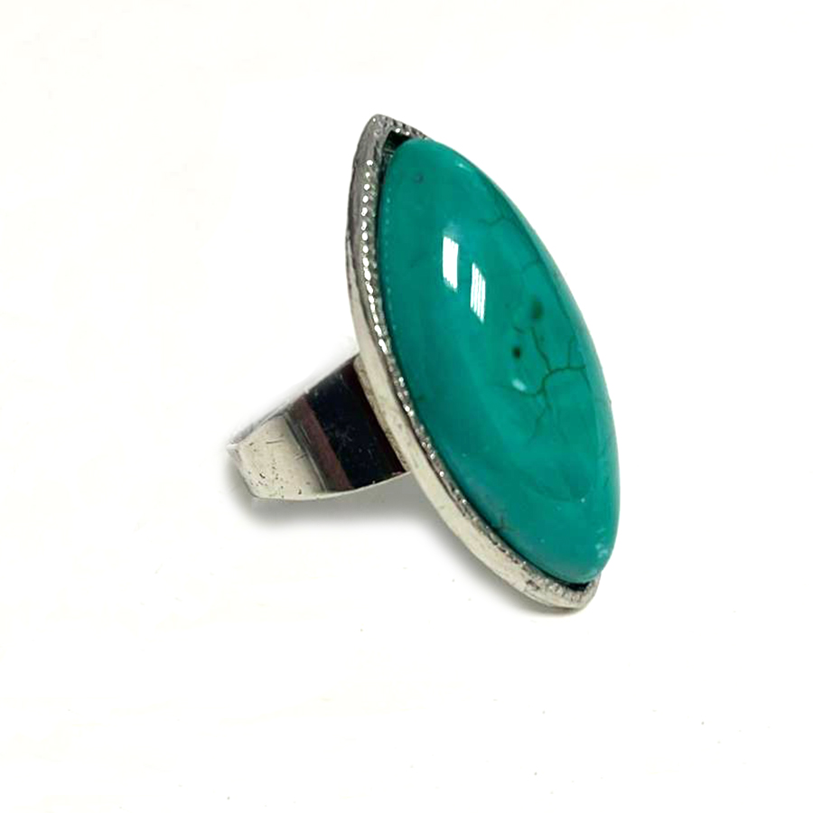 картинка Кольцо Маркиз из тонированного говлита Ring-051 от магазина El Corazon