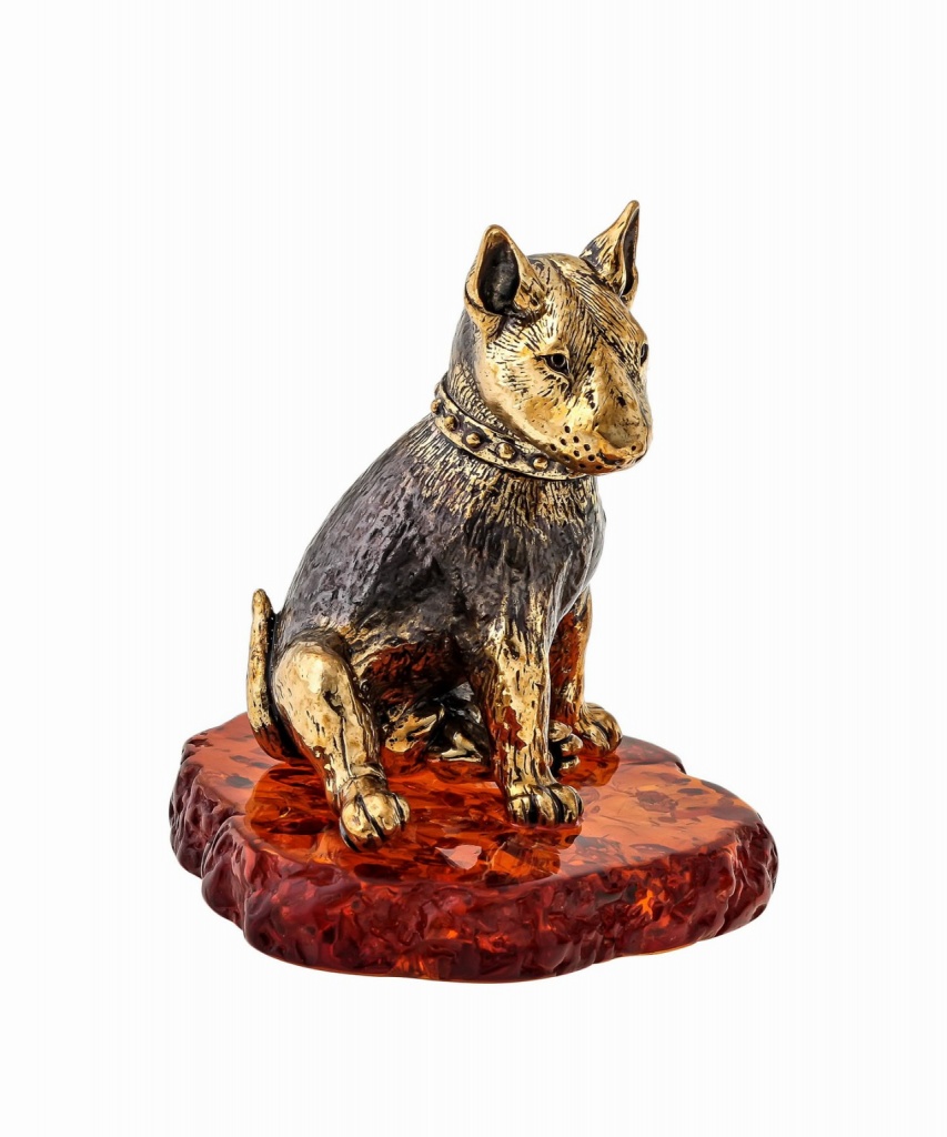 картинка Собака Бультерьер 1609 от магазина El Corazon