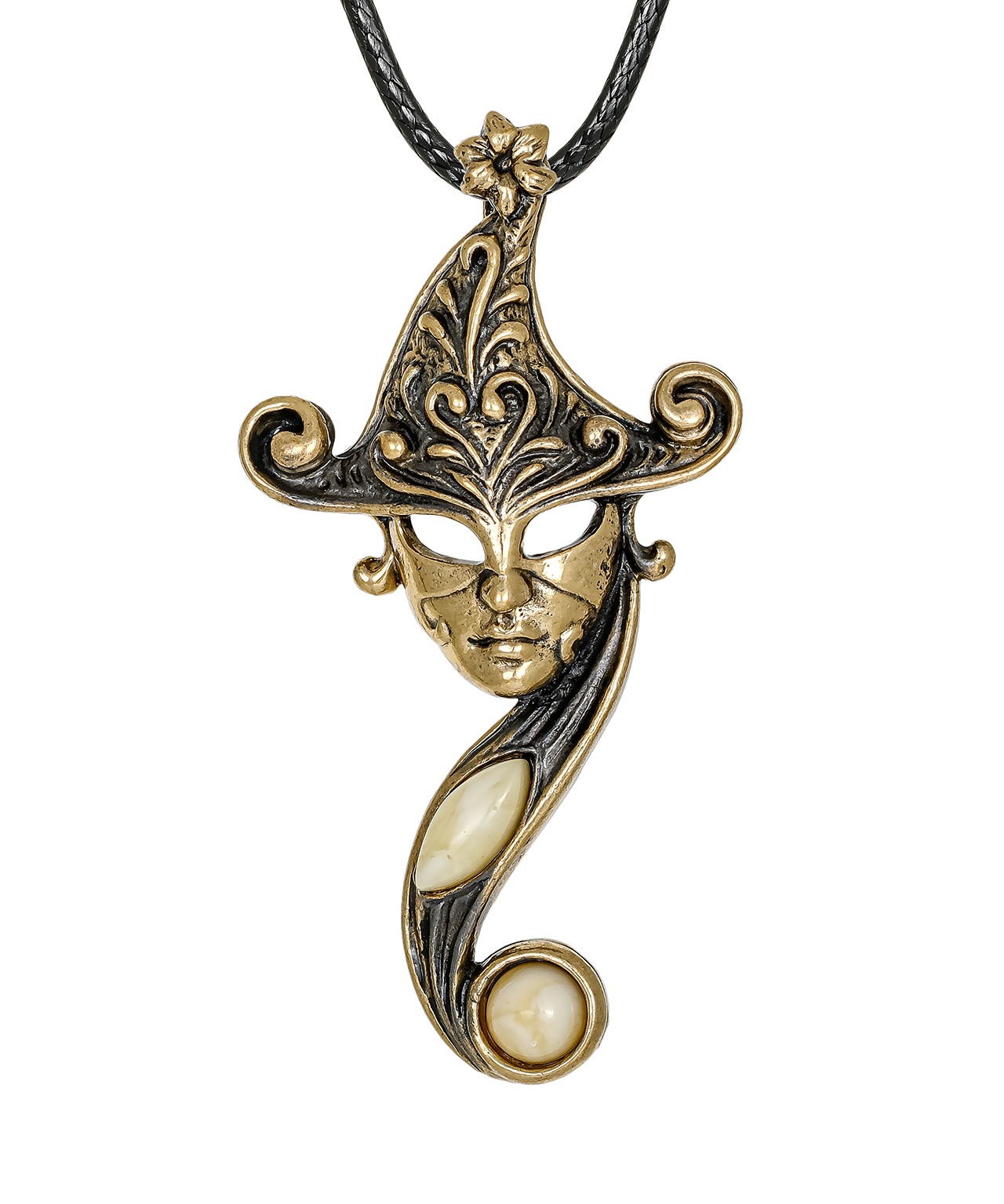 картинка Подвеска Колдунья 3349.5-Б, белая от магазина El Corazon