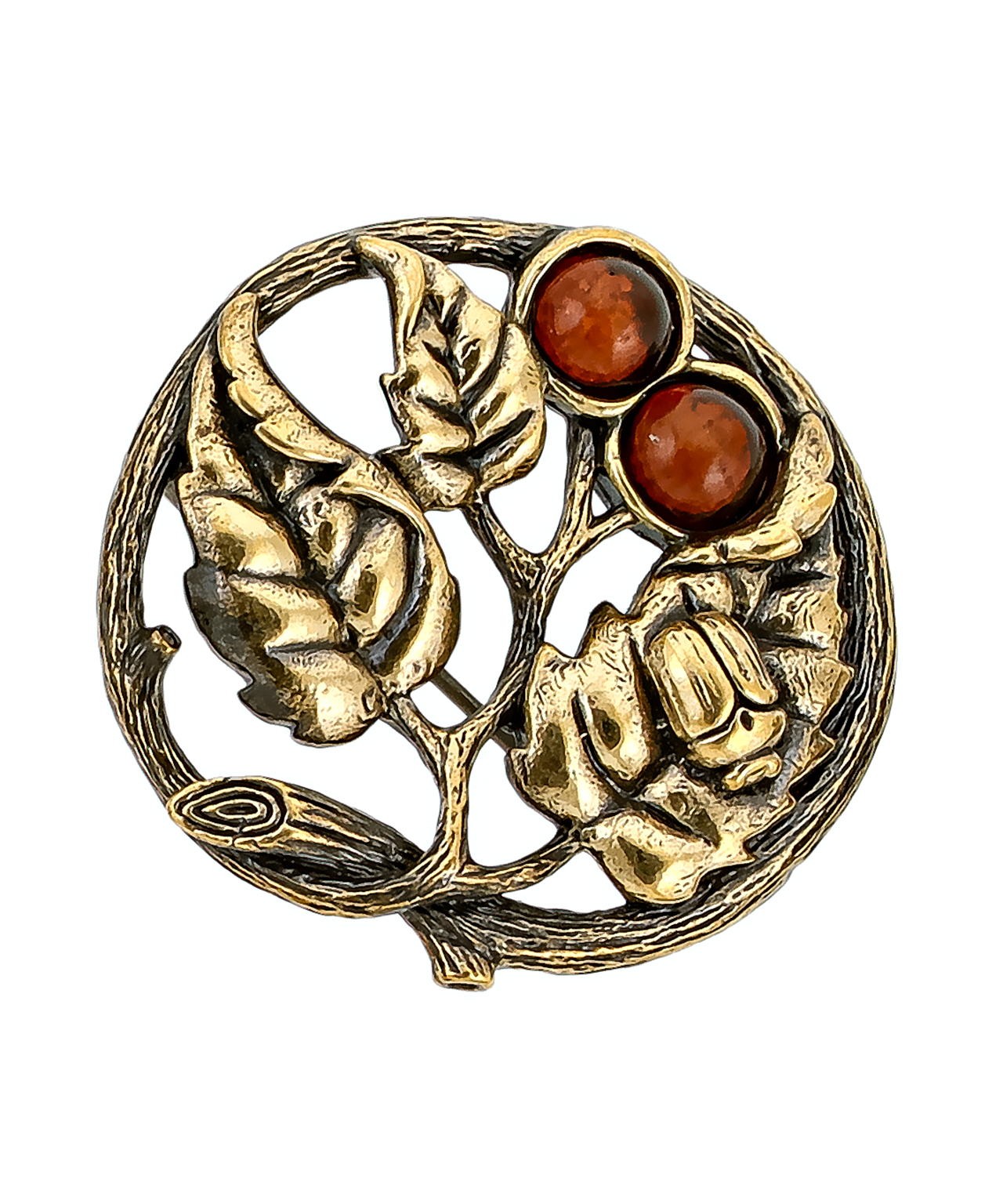картинка Брошь Сирень Круг 665.4 от магазина El Corazon