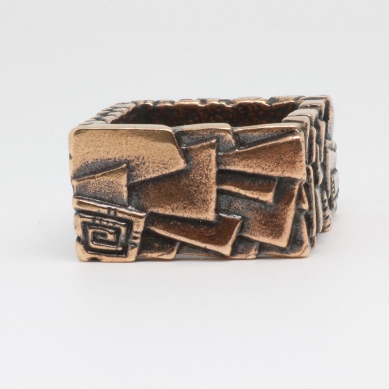 картинка Кольцо Квадрат Колодец РЗ-К12626БР от магазина El Corazon