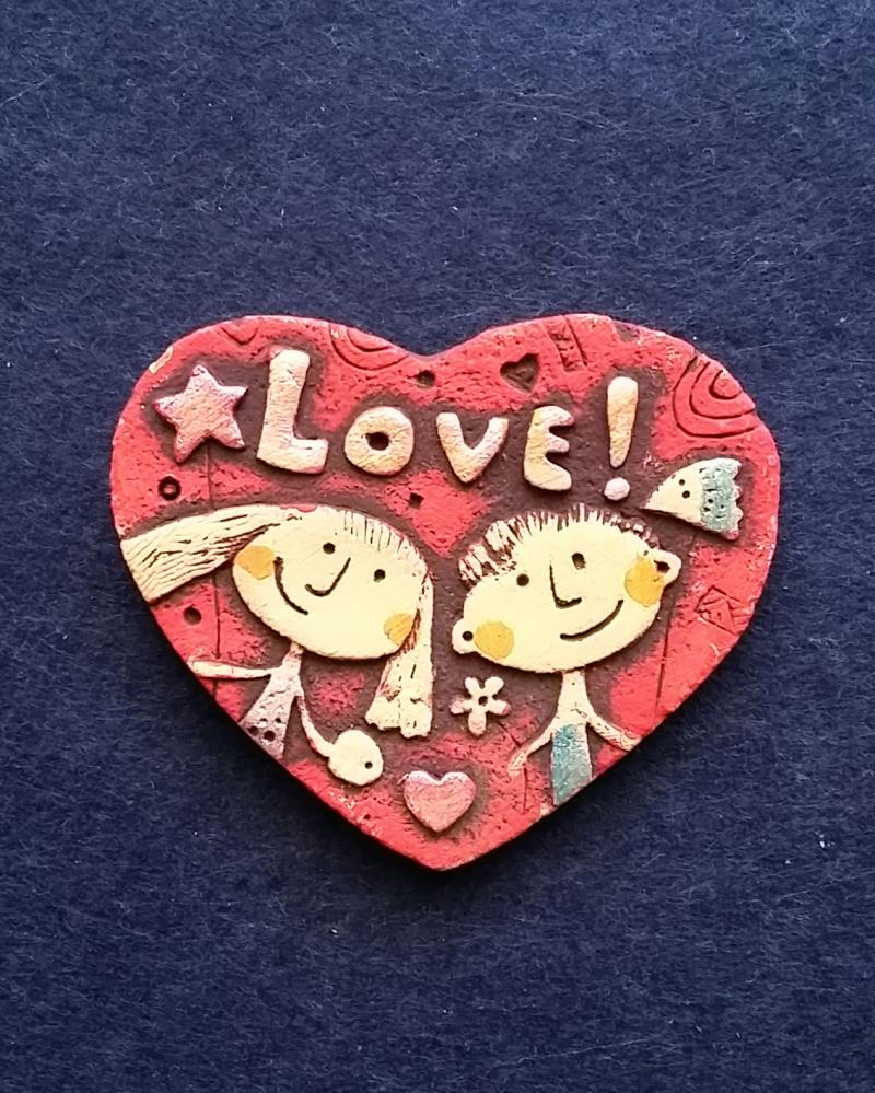 картинка Магнит Сердце люди CF-M-032 от магазина El Corazon