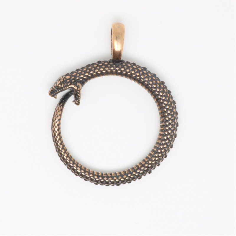 картинка Подвеска Уроборос маленький РЗ-ОС115255БР от магазина El Corazon