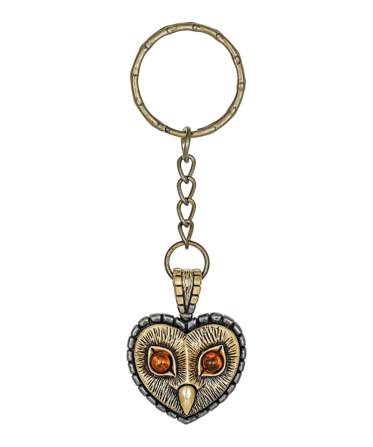 картинка Брелок Сова Сердечко 3198 от магазина El Corazon