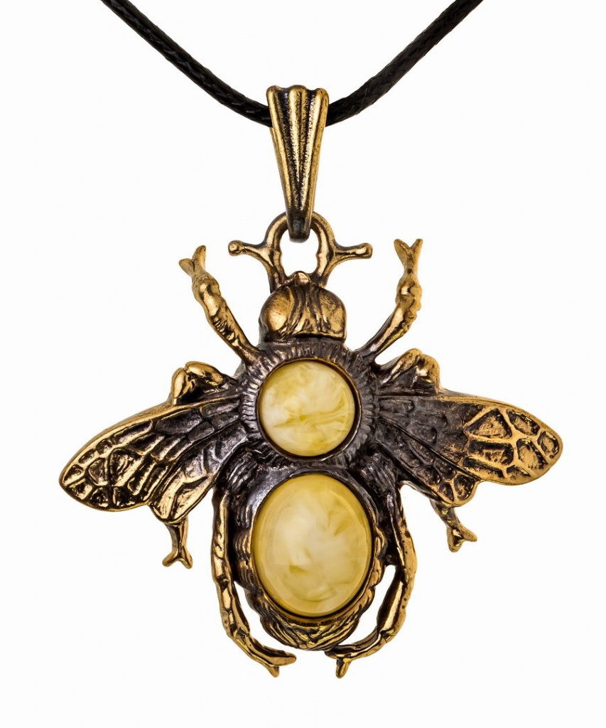 картинка Подвеска Пчелка 525.5-Б, белый от магазина El Corazon