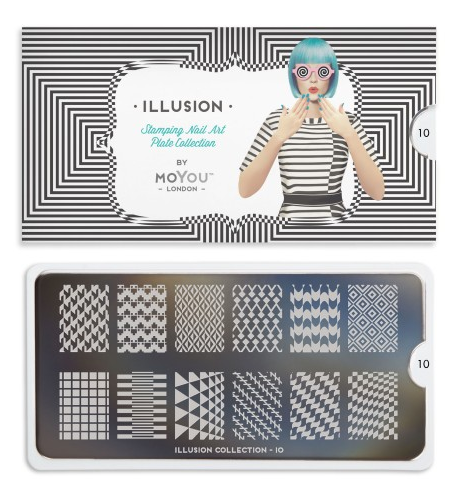 картинка MoYou London Illusion №10 Пластина для стемпинга от магазина El Corazon