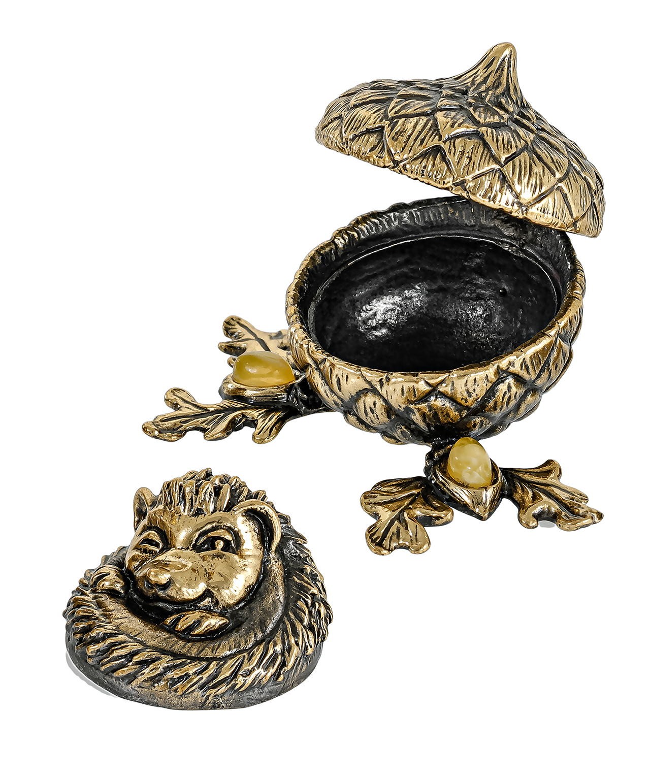 картинка Ежик в желуде Шкатулка 1392 от магазина El Corazon