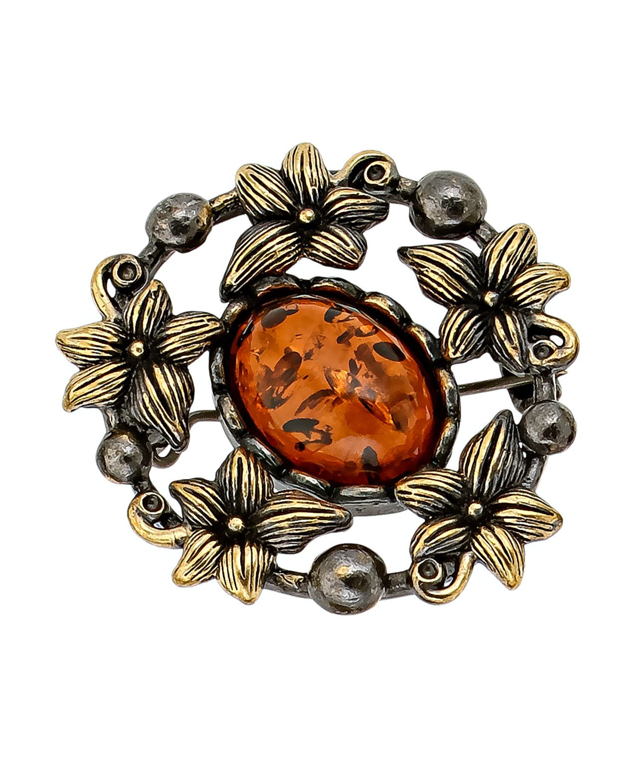 картинка Брошь Цветник 717.4 от магазина El Corazon