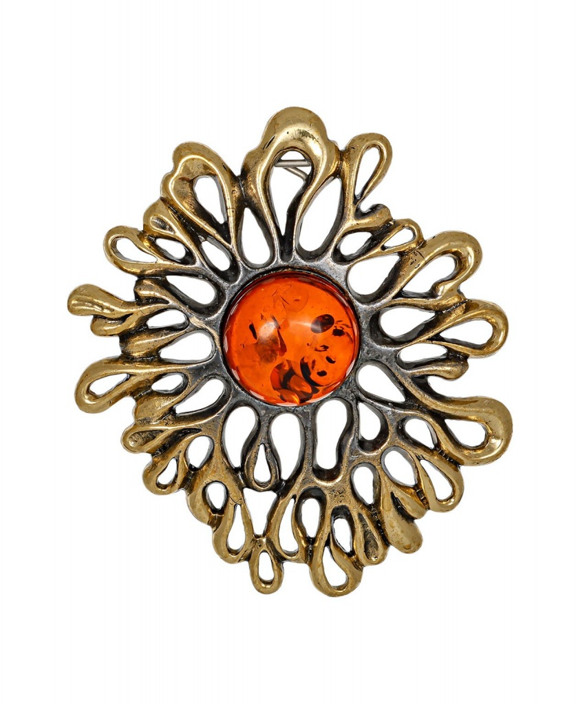 картинка Брошь Ледяной Цветок 2964.4 от магазина El Corazon