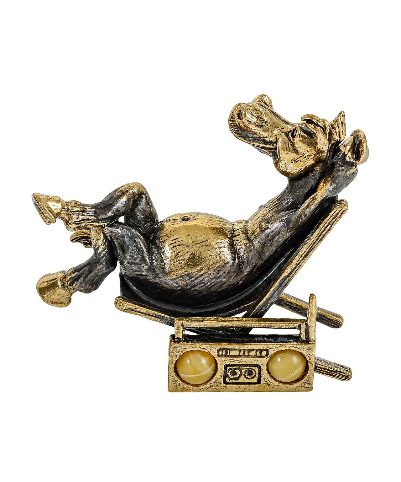 картинка Лошадь Меломан без подставки 3612.1-Б, белый от магазина El Corazon