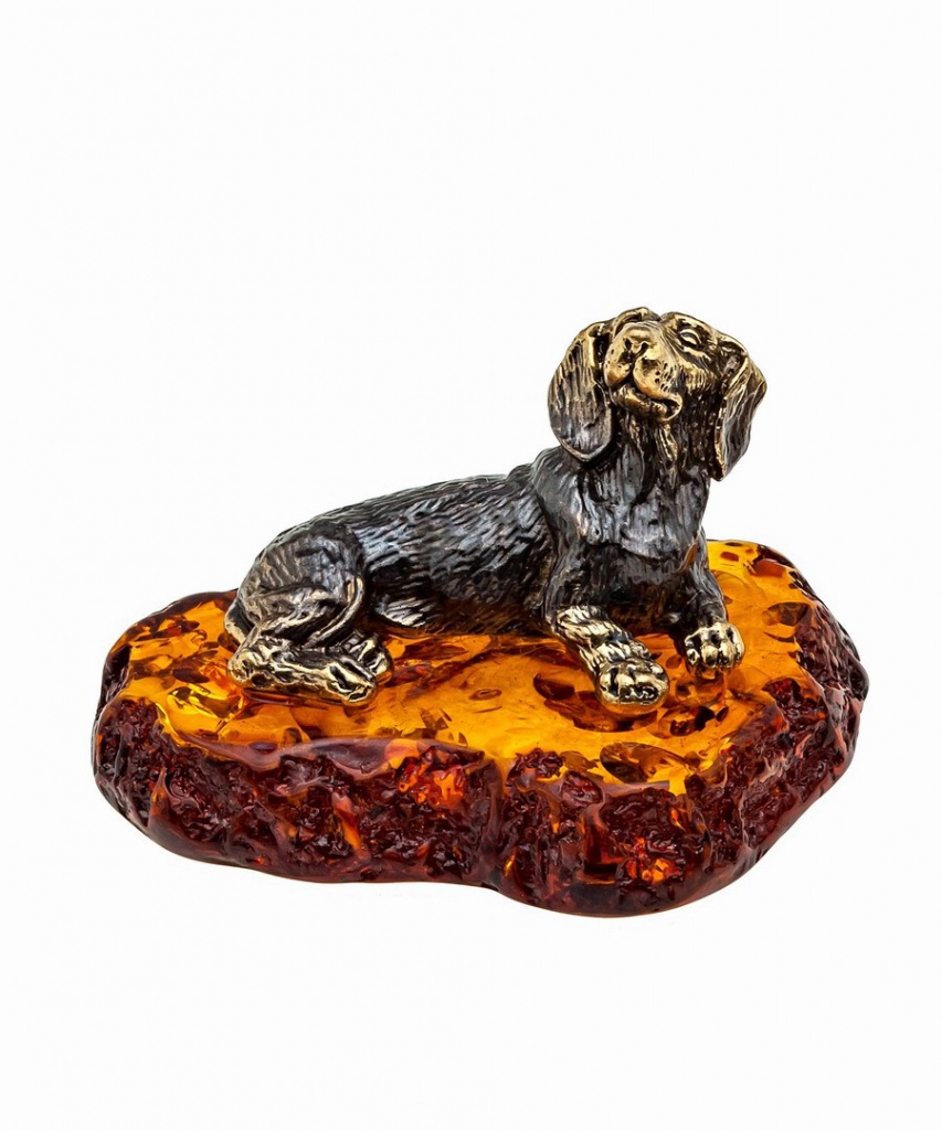 картинка Собака Такса лежащая 1025 от магазина El Corazon