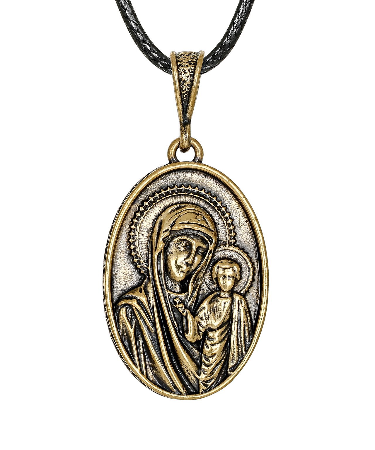 картинка Подвеска Икона Казанская Богородица Овал 3889.5 от магазина El Corazon