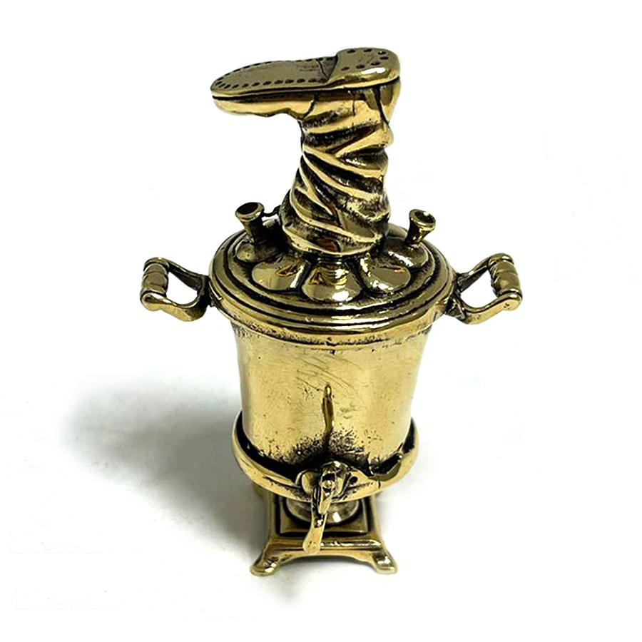 картинка Статуэтка Самовар с сапогом большой КР-279С от магазина El Corazon