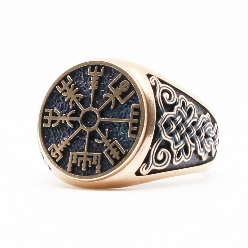 картинка Перстень Рунический Компас РЗ-К12813БР от магазина El Corazon