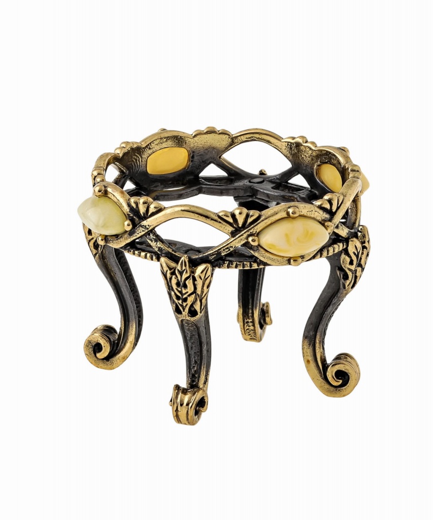 картинка Подсвечник Французский 1600-Б, белый от магазина El Corazon