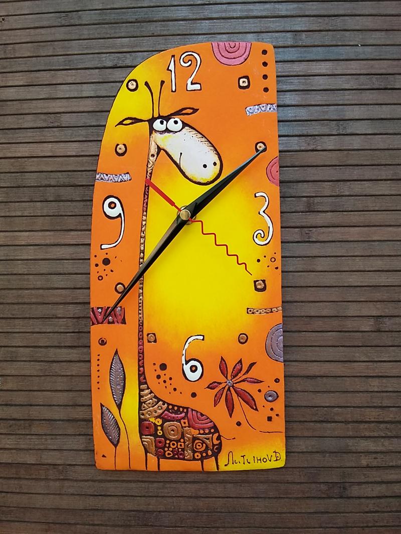 картинка Настенные часы "Жираф" CF-Cl-094 от магазина El Corazon